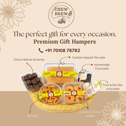 Ayudha Pooja Special Gift Hamper – Handmade Sweets, Cookies & Chocolates by Chew Brew